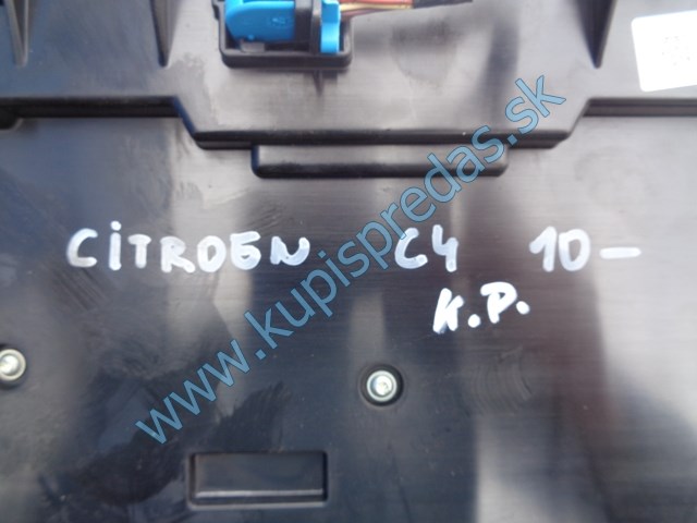 panel na ovládanie klimatizácie na citroen c4, 98040782 ZD